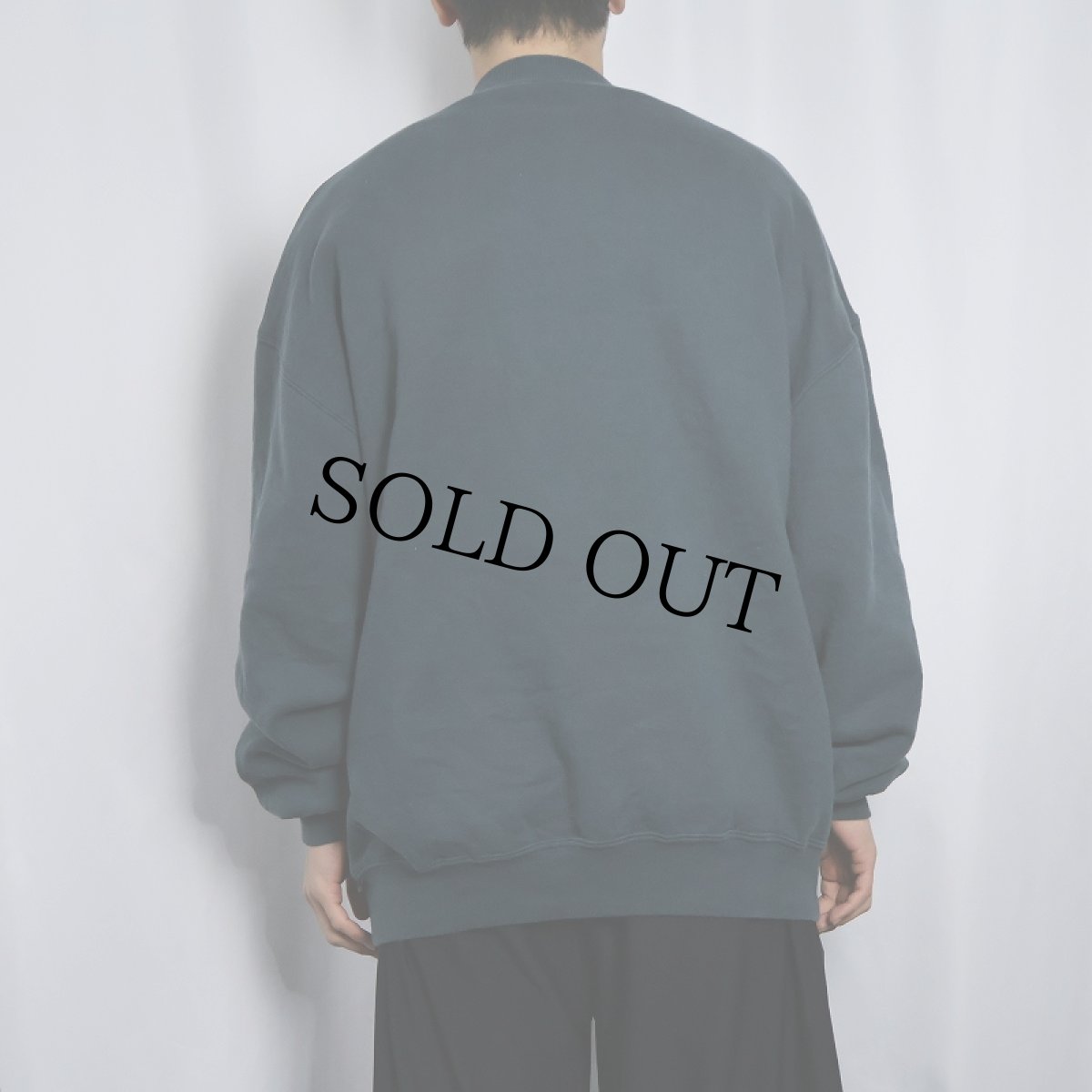 画像3: 90's RUSSELL ATHLETIC USA製 前V 無地スウェット XXL (3)