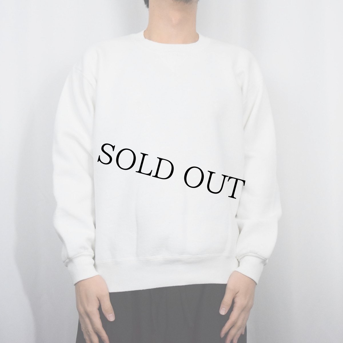 画像2: 90's RUSSELL ATHLETIC USA製 前Vスウェット L (2)