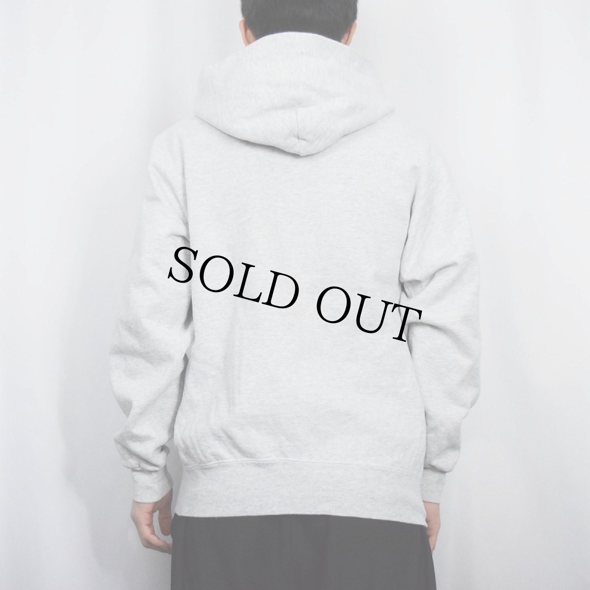 画像3: 90's Champion USA製 ロゴ刺繍 スウェットジップパーカー M (3)