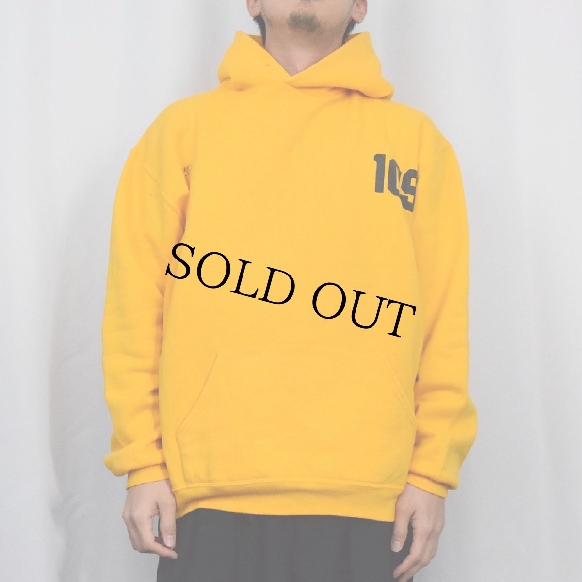 画像2: 80's RUSSELL ATHLETIC USA製 "HENDERSON" プリントウウェットフーディー XL (2)