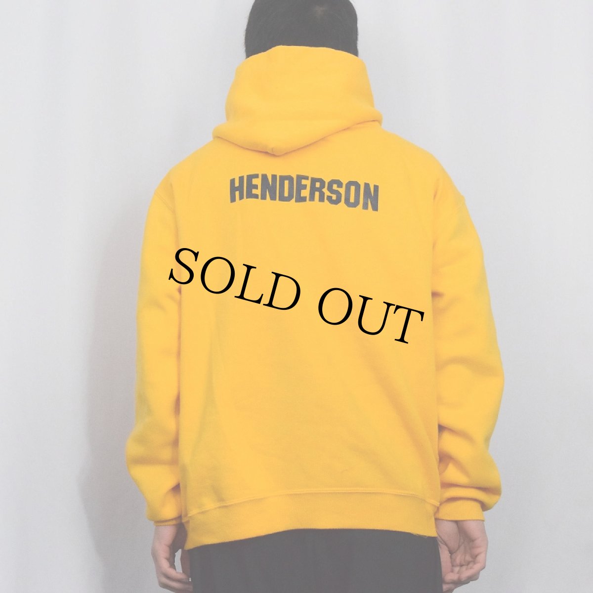 画像3: 80's RUSSELL ATHLETIC USA製 "HENDERSON" プリントウウェットフーディー XL (3)