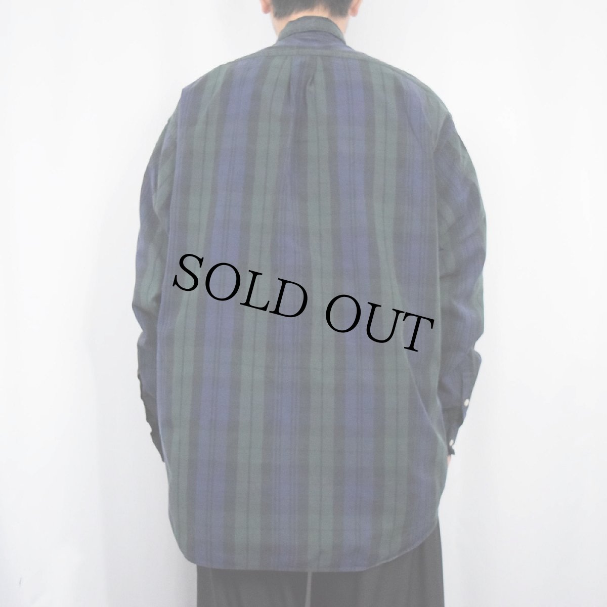 画像3: Ralph Lauren "BIG SHIRT" チェック柄 コットンボタンダウンシャツ L (3)