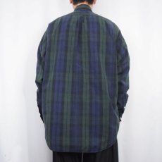 画像3: Ralph Lauren "BIG SHIRT" チェック柄 コットンボタンダウンシャツ L (3)