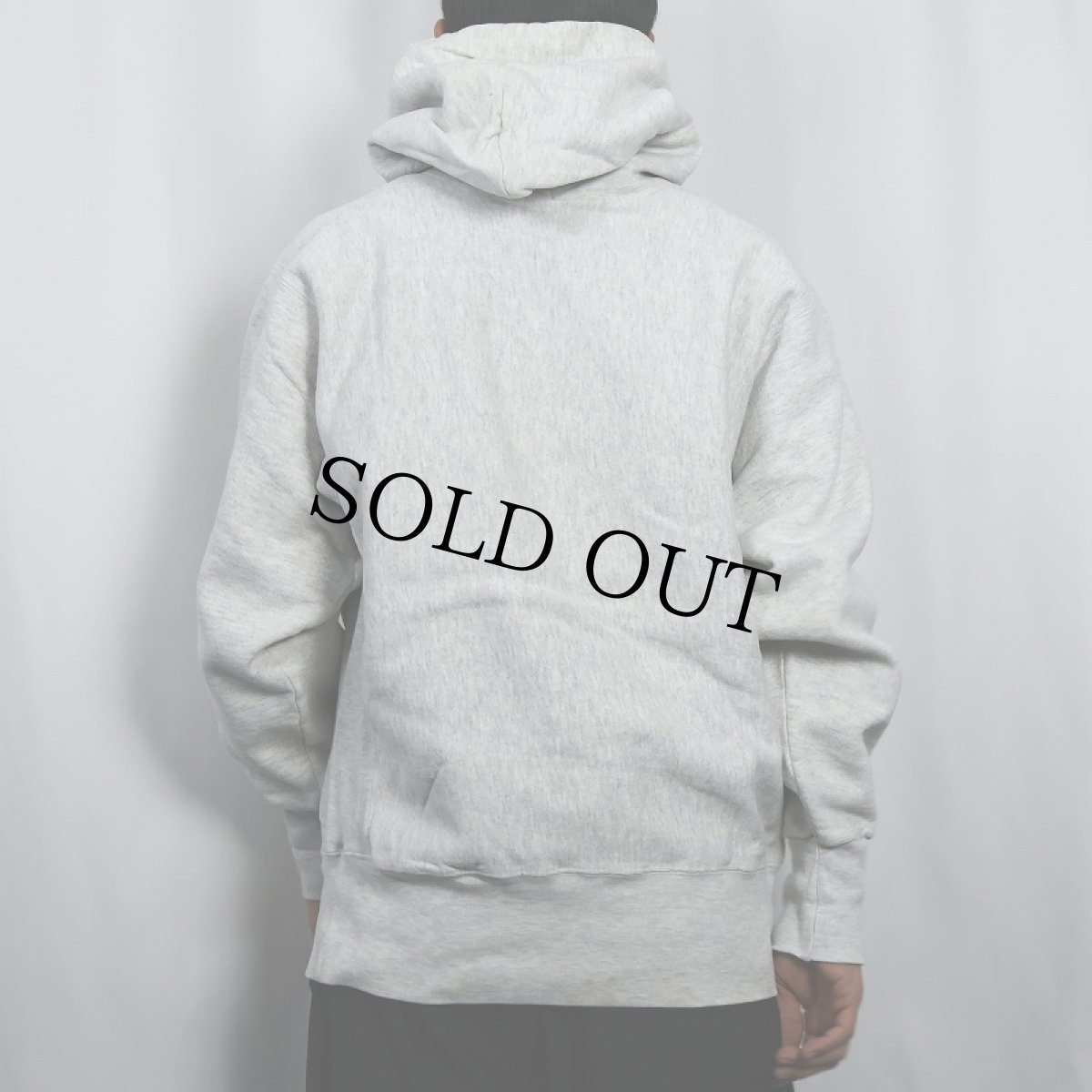 画像3: 90's the cotton exchange USA製 REVERSE WEAVE TYPE "DUKE" プリントスウェットフーディー L (3)