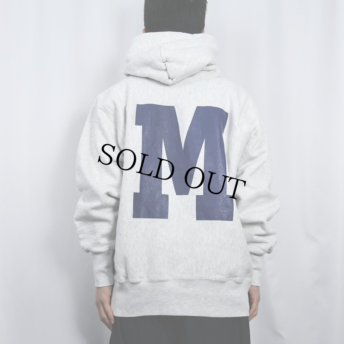 画像4: 90's USA製 REVERSE WEAVE TYPE "MONTCLAIR BASKETBALL" バックプリントスウェットフーディー XXL (4)