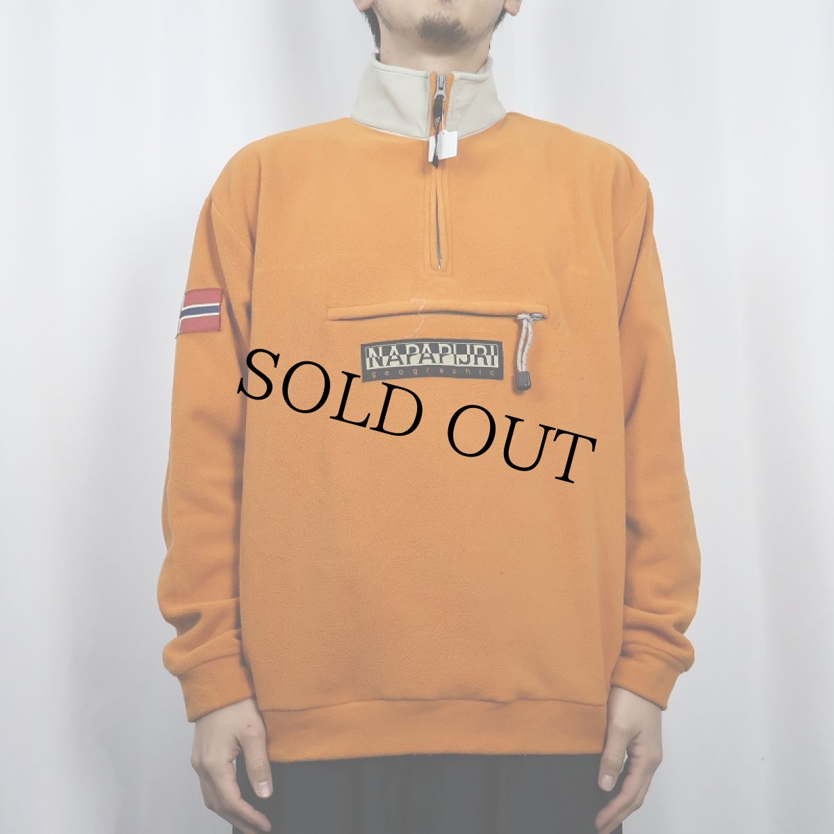 画像2: NAPAPIRI ハーフジップ フリースジャケット (2)
