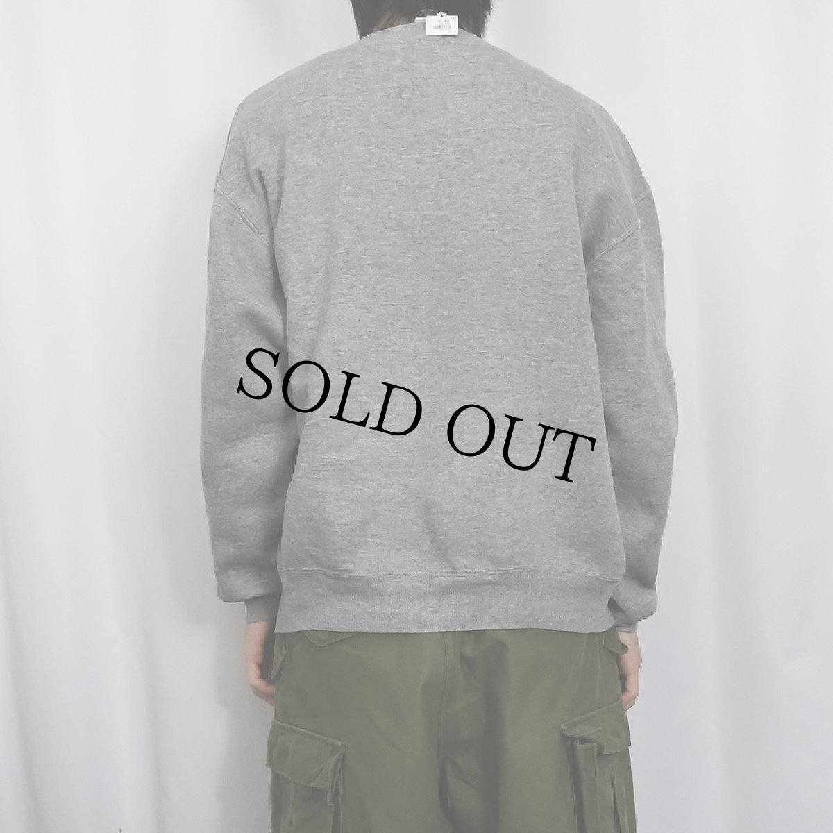 画像3: 90's RUSSEL ATHELETIC USA製 前V 無地スウェット XL (3)