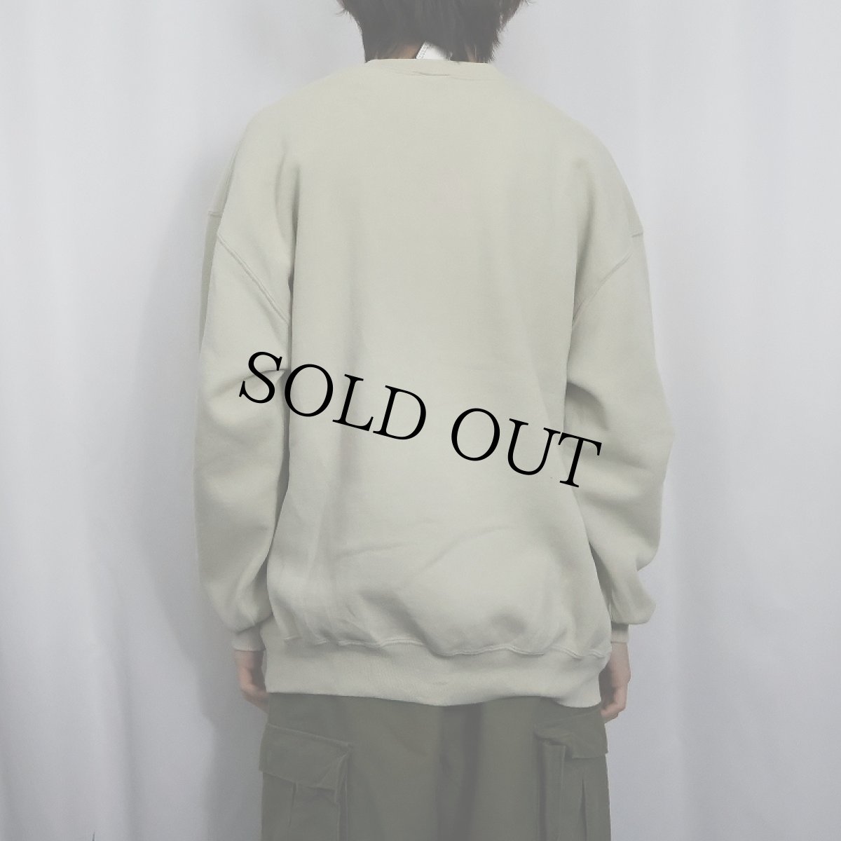 画像3: 90's RUSSEL ATHELETIC USA製 前V 無地スウェット XL (3)