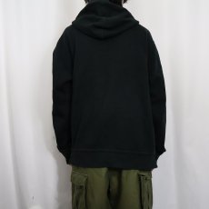 画像3: POLO Ralph Lauren ロゴ刺繍 スウェットジップパーカー BLACK XXL (3)