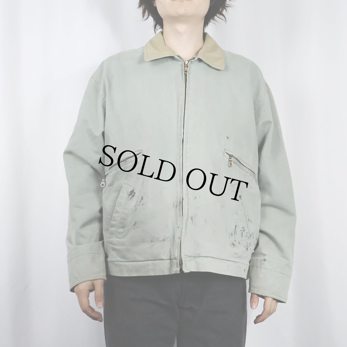 画像4: GAP コットンワークジャケット M (4)