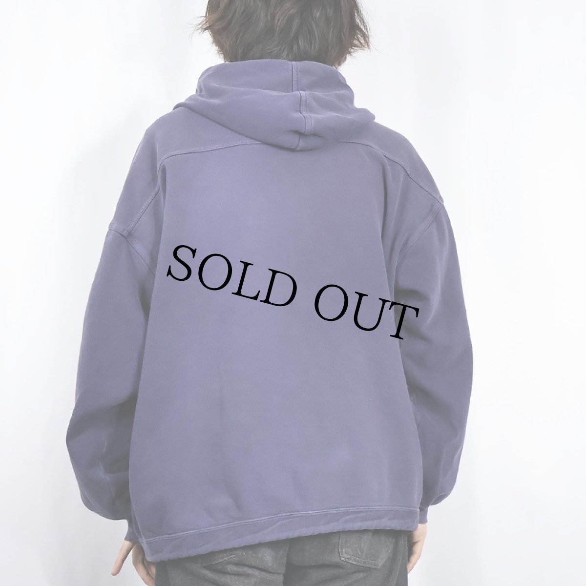 画像3: 90's GAP 無地 スウェットジップパーカー NAVY XL (3)