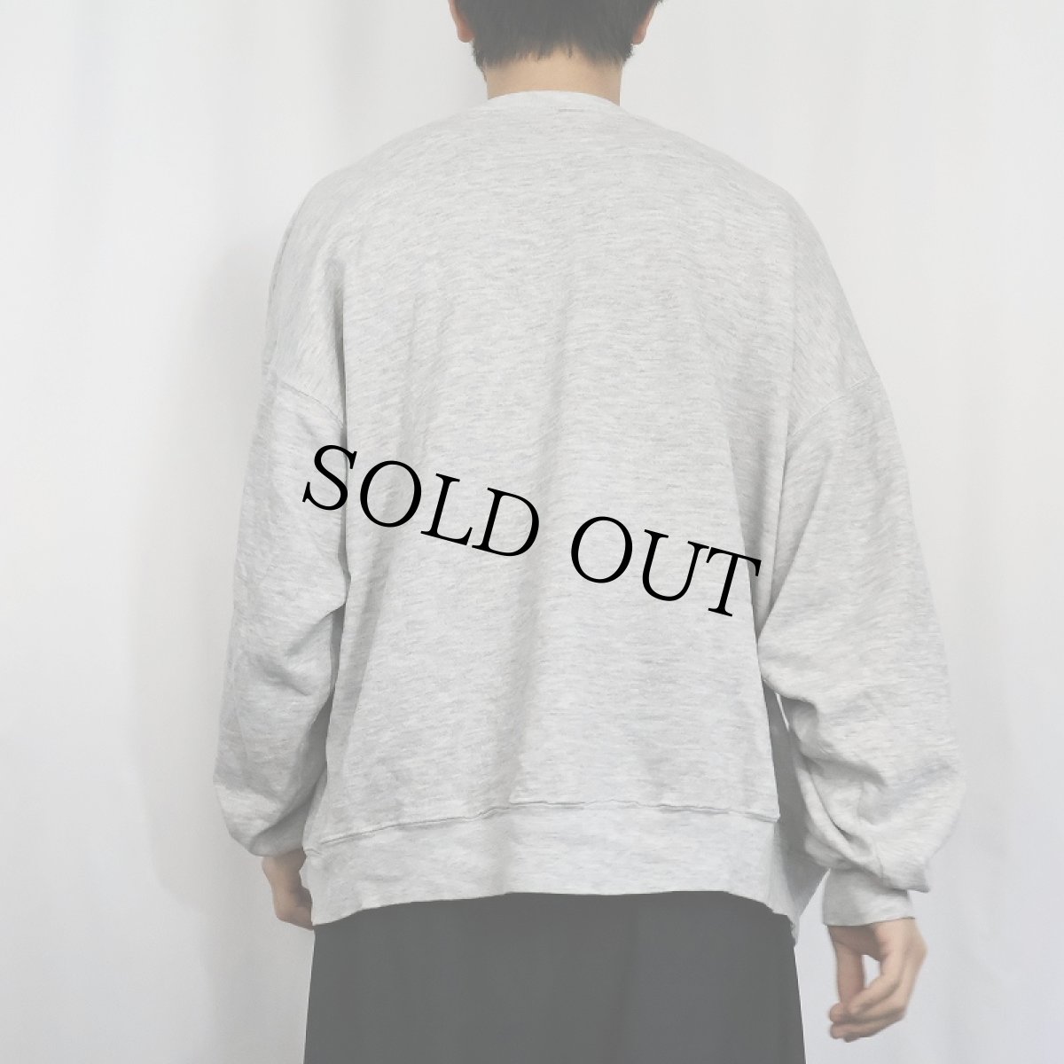 画像3: 80's NIKE USA製 紺タグ "JUST DO IT." ロゴプリントスウェット XXL (3)