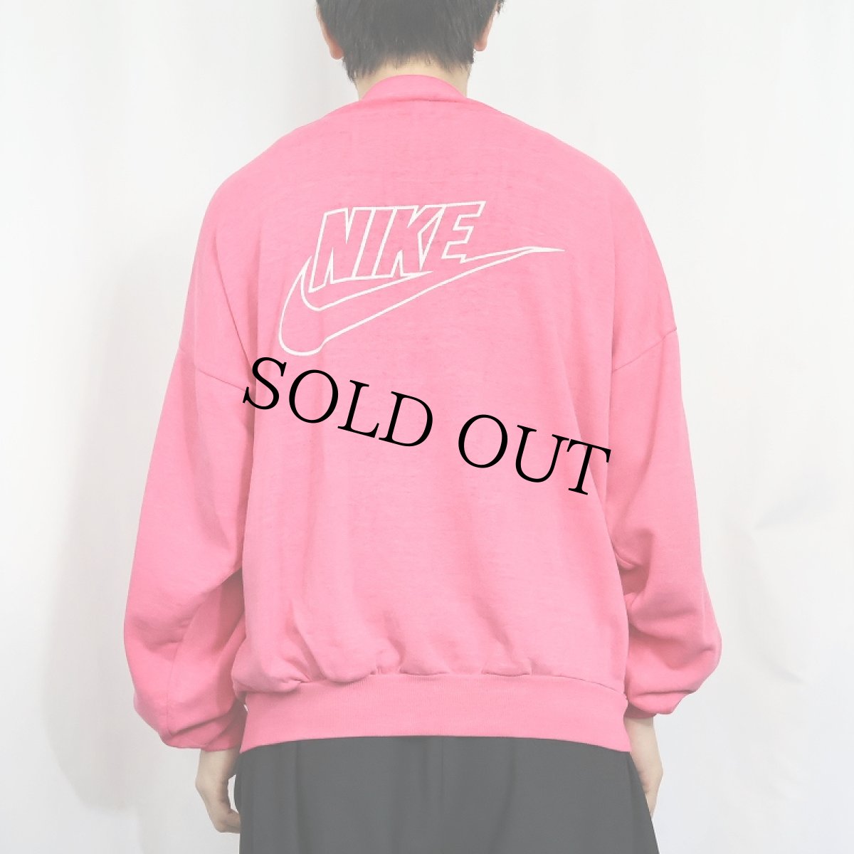 画像6: 80's NIKE USA製 紺タグ ロゴプリントスウェット XL (6)