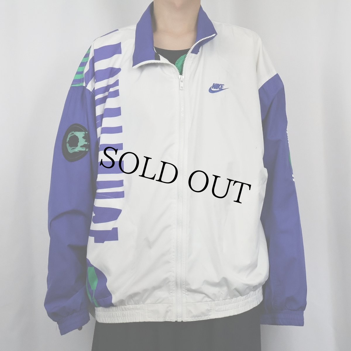 画像4: 90’s NIKE CHALLENGE COURT ナイロンジャケット XL (4)