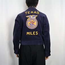 画像4: 80's FFA "TEXAS MILES" ファーマーズコーデュロイジャケット size38 (4)