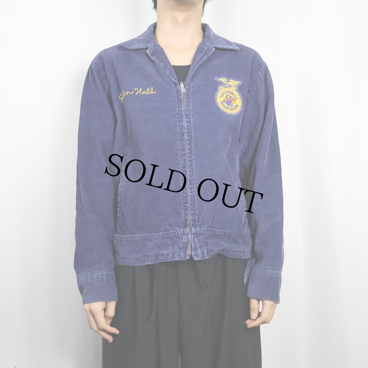 画像3: 60's FFA "OKLAHOMA CHOCTAW" ファーマーズコーデュロイジャケット (3)