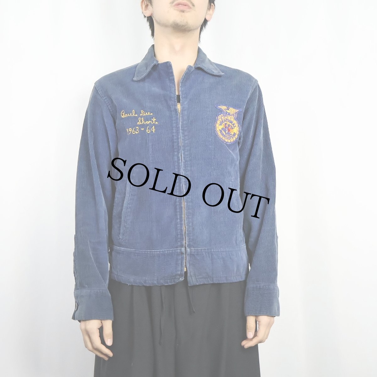 画像3: 60's FFA "OKLAHOMA VIAN" ファーマーズコーデュロイジャケット (3)