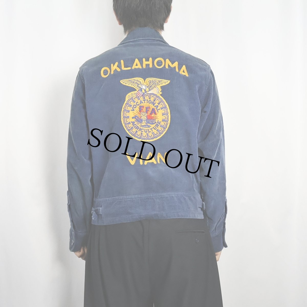 画像4: 60's FFA "OKLAHOMA VIAN" ファーマーズコーデュロイジャケット (4)