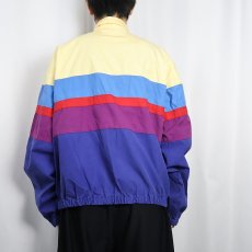 画像3: 90's POLO Ralph Lauren マルチボーダー柄 スイングトップ L (3)