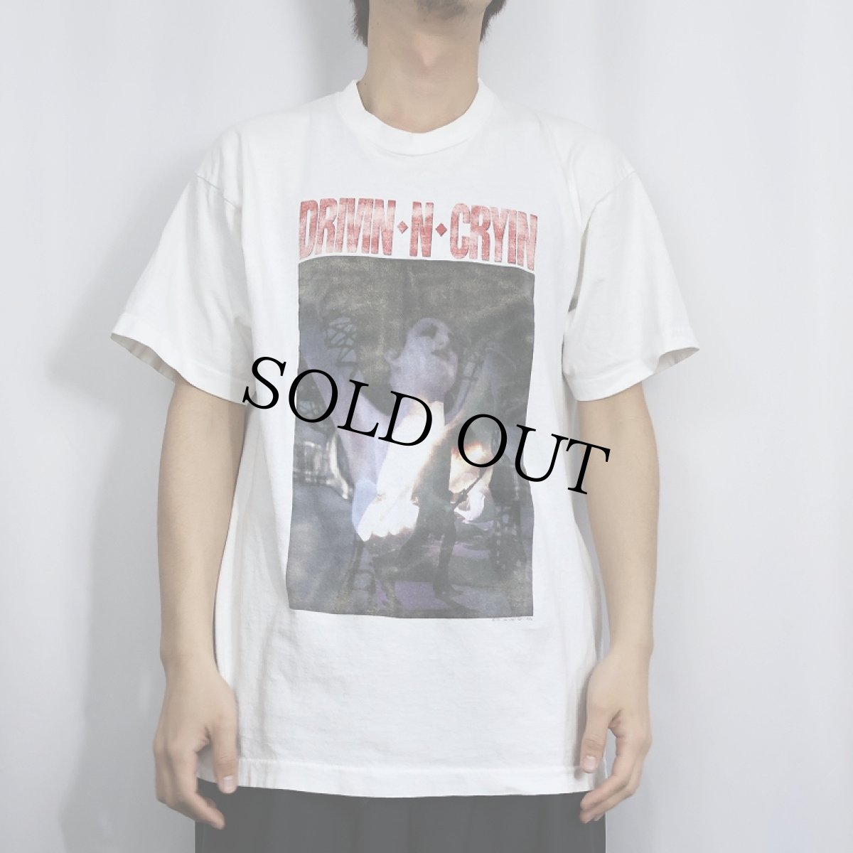 画像2: 90's Drivin N Cryin USA製 ロックバンド ツアープリントTシャツ XL (2)