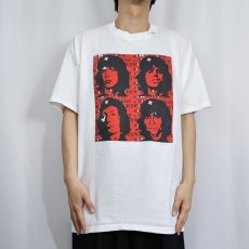 画像2: 2008 The Rolling Stones ロックバンド ツアープリントTシャツ XL (2)