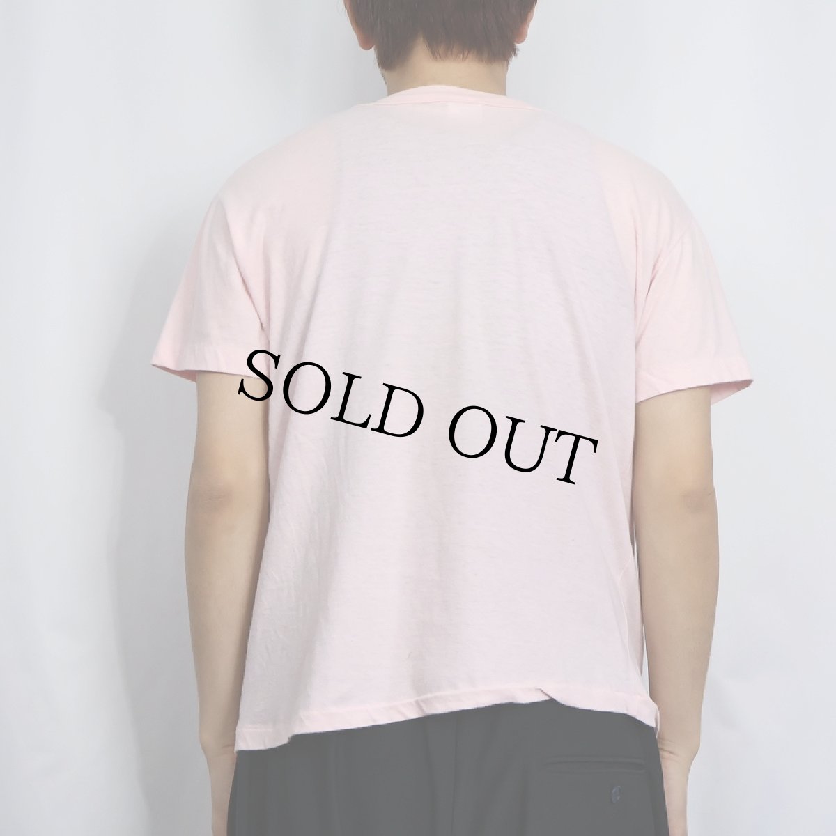 画像3: 80's HEDONISM II モナリザパロディ プリントTシャツ L (3)