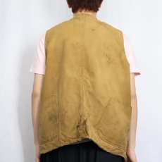 画像3: 50's UTICA DUXBAK CORP ハーフムーン ハンティングベスト size42 (3)