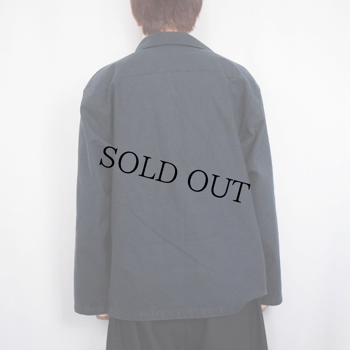 画像3: LE GLAZIK FRANCE製 フィッシャーマンスモック BLACK size42 (3)