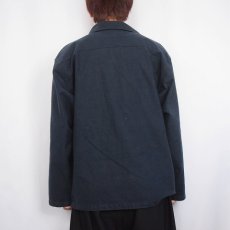 画像3: LE GLAZIK FRANCE製 フィッシャーマンスモック BLACK size42 (3)