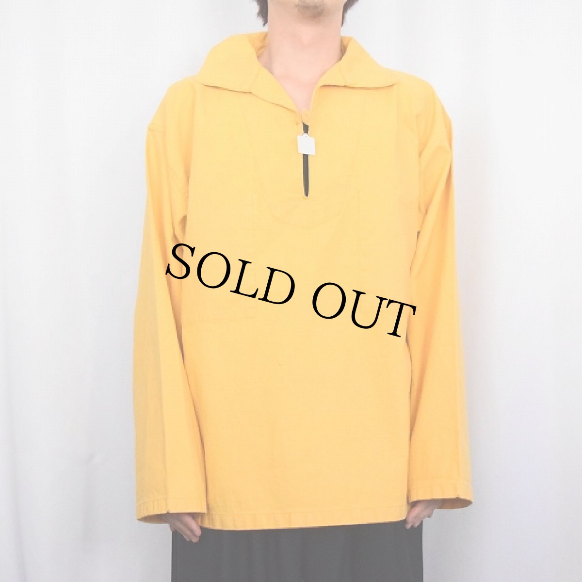 画像2: LE GLAZIK FRANCE製 フィッシャーマンスモック size48 (2)