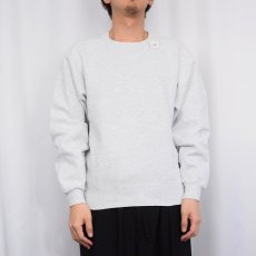 画像2: 90's L.L.Bean×RUSSELL ATHLETIC USA製 前V 無地スウェット S (2)