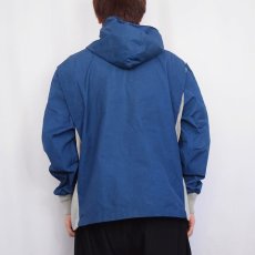 画像3: 70's Woolrich コットンポリ アノラックパーカー XL (3)