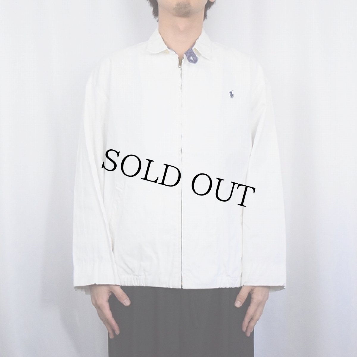 画像2: 90's POLO Ralph Lauren USA製 コットンスイングトップ M (2)