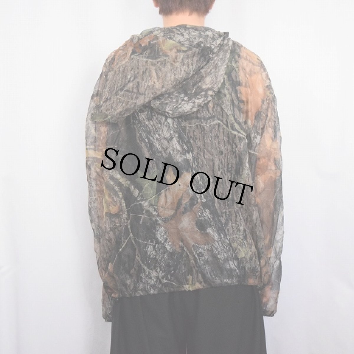 画像3: BUSHLINE OUTDOOR リアルツリーカモ柄 メッシパーカー L (3)