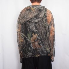 画像3: BUSHLINE OUTDOOR リアルツリーカモ柄 メッシパーカー L (3)