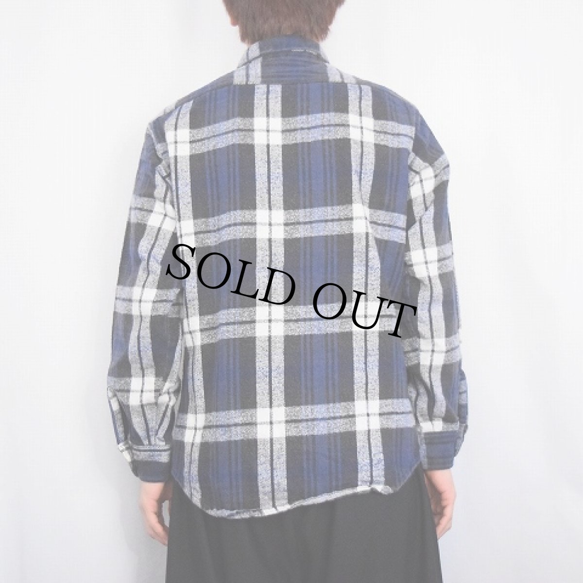 画像3: 80〜90's OSH KOSH チェック柄 ライトネルシャツ M (3)