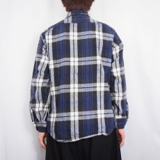 画像3: 80〜90's OSH KOSH チェック柄 ライトネルシャツ M (3)
