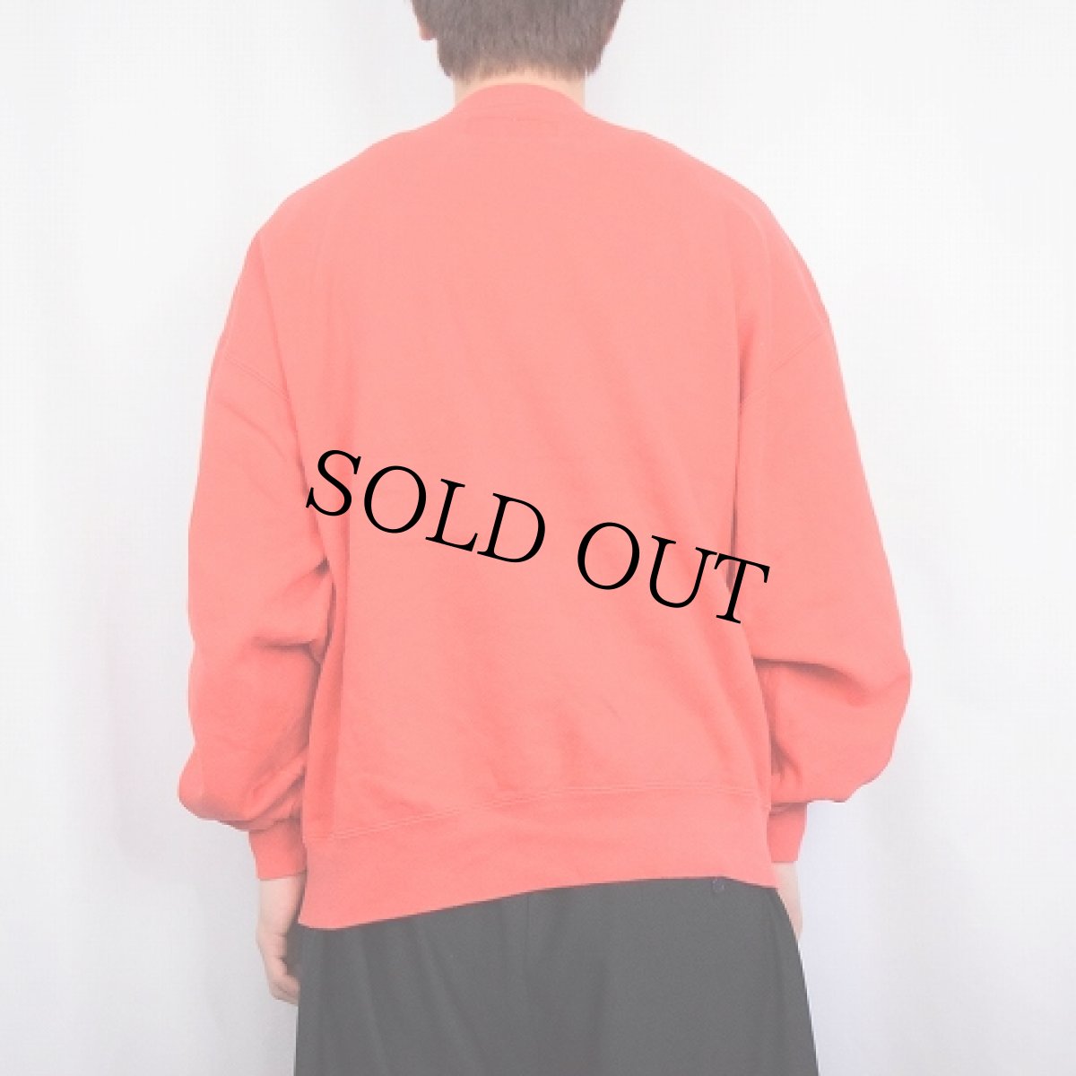 画像3: 90's RUSSELL ATHLETIC USA製 "HIGH COTTON" 前V プリントスウェット XL (3)