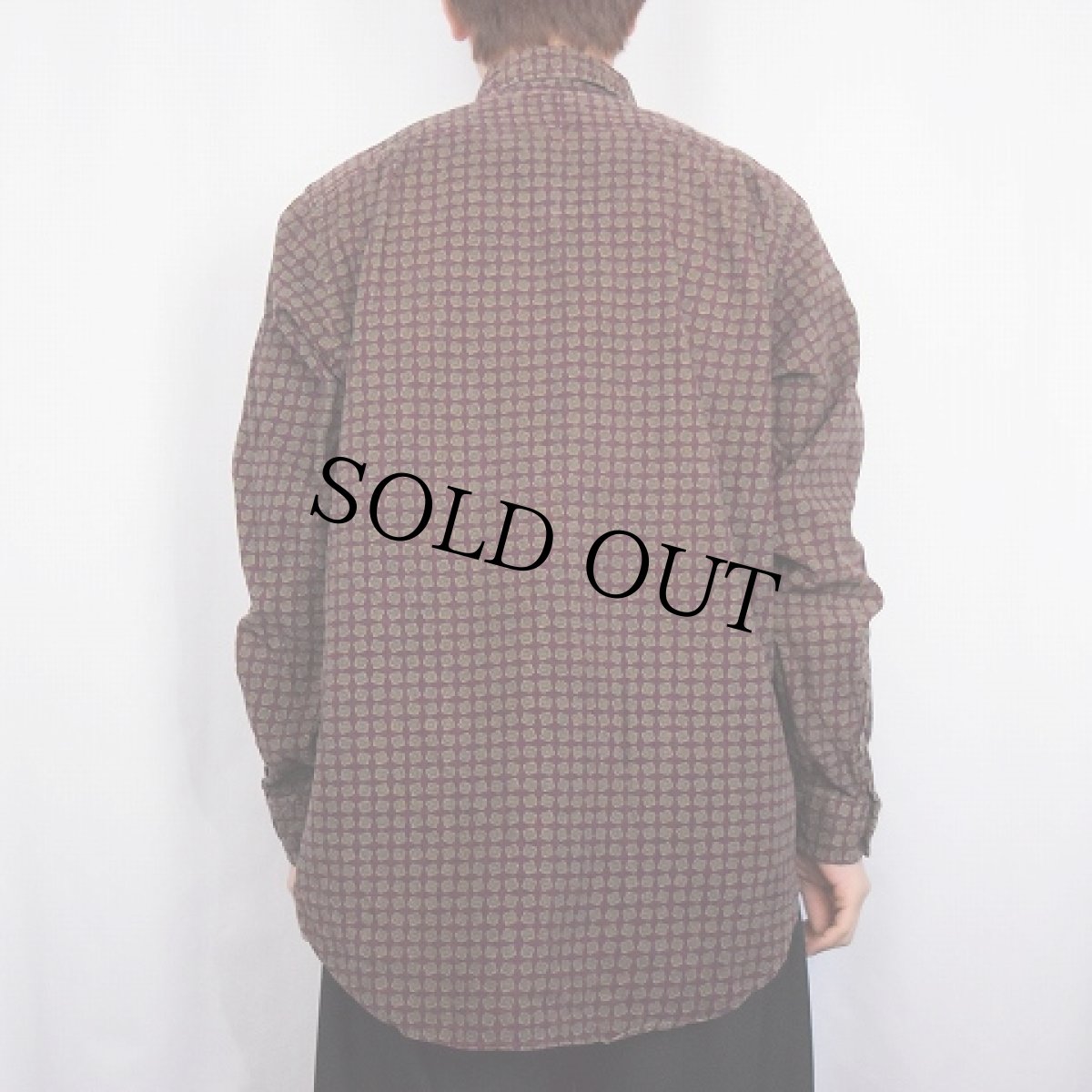 画像3: Ralph Lauren "CLASSIC FIT" 総柄 コーデュロイボタンダウンシャツ M (3)