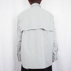 画像3: 90's ORVIS コットンナイロン フィッシングシャツ XL (3)