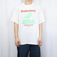 画像2: 90's Budwiser USA製 ビールメーカー プリントTシャツ XL (2)