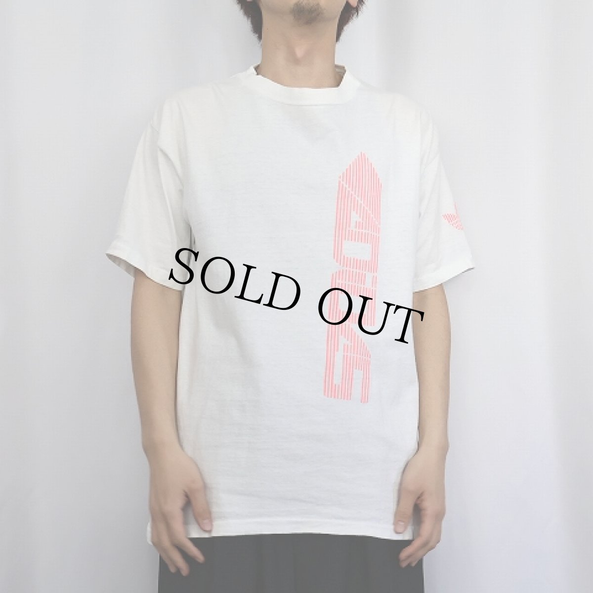 画像2: 80's adidas USA製 ロゴプリントTシャツ M (2)