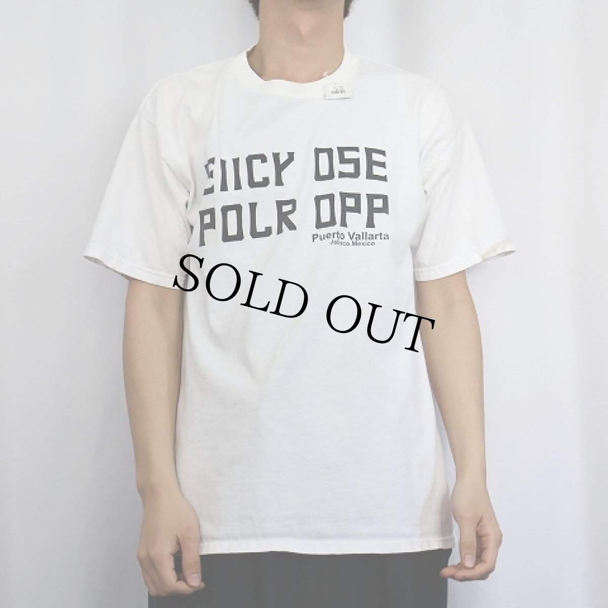 画像2: FUCK OFF ギミックプリントTシャツ L (2)