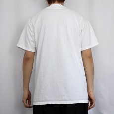 画像3: 90's TESOROS USA製 スカル カラベラアート プリントTシャツ L (3)
