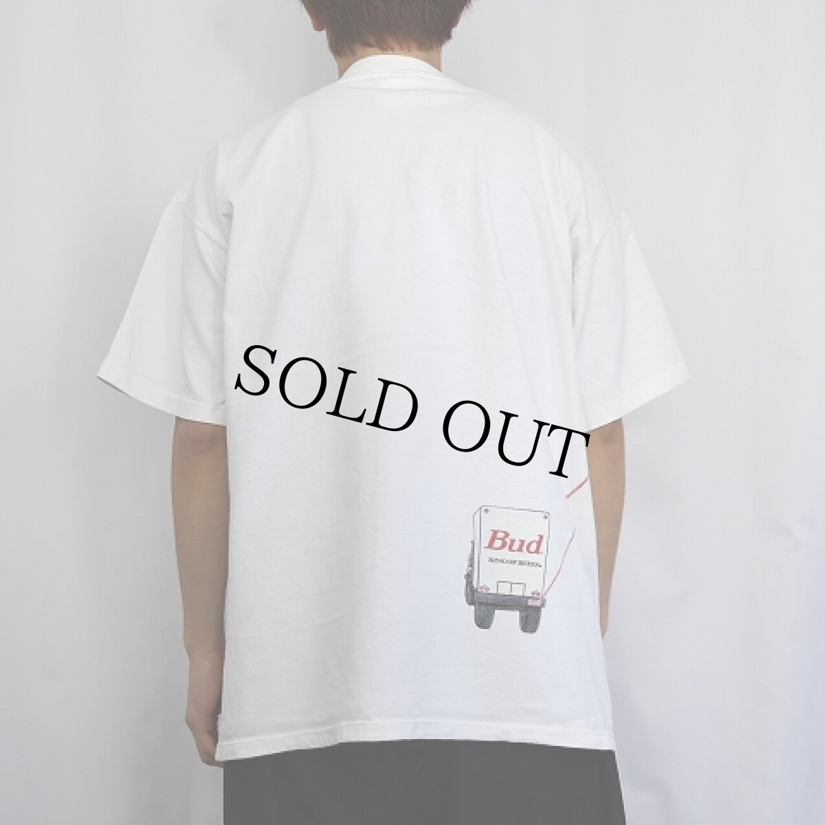 画像4: 90's Budweiser USA製 ビールメーカー 巻きプリントTシャツ XL (4)