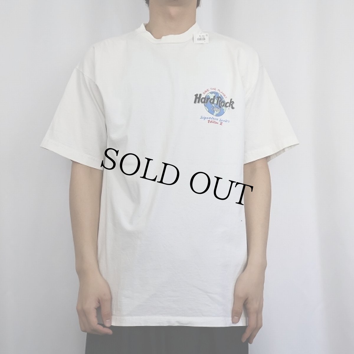 画像2: 90's Hard Rock CAFE SIGNATURE SERIES EDITION X USA製 "AEROSMITH" プリントTシャツ (2)