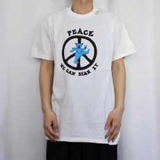 画像2: 80's GRATEFUL DEAD USA製 "PEACE WE CAN BEAR IT" ロックバンド プリントTシャツ DEADSTOCK XL (2)