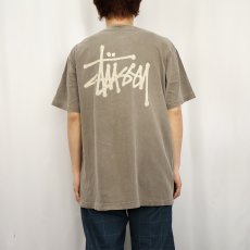 画像3: 80's STUSSY USA製 ロゴプリントTシャツ L (3)