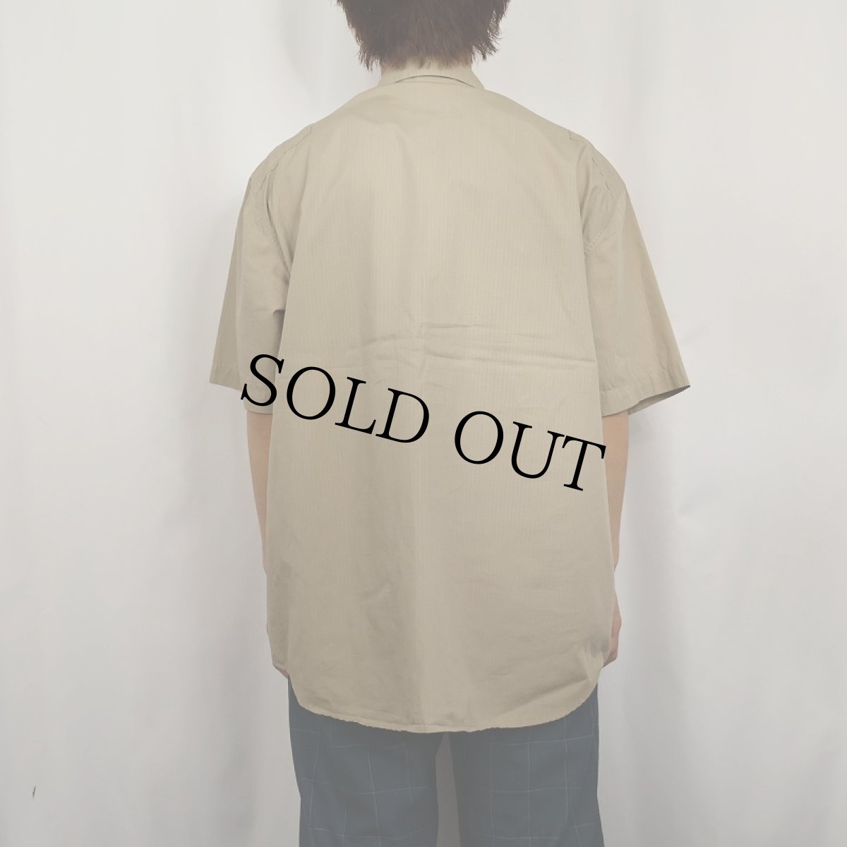 画像3: 90's STUSSY USA製 リップストップ コットンシャツ XL (3)