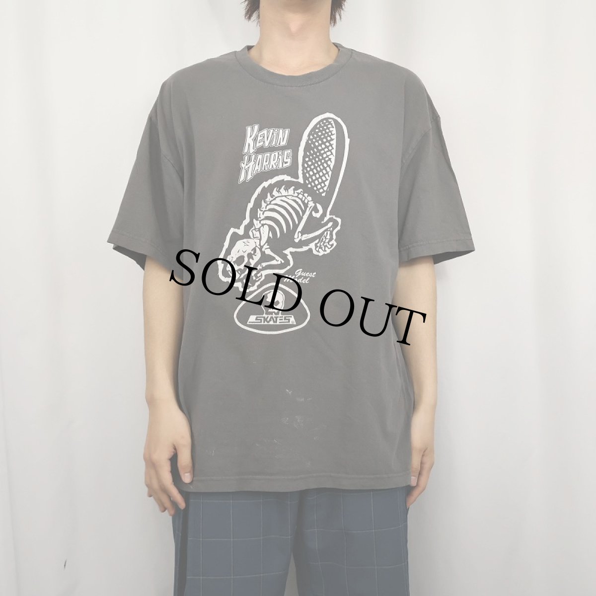 画像2: SKULL SKATES CANADA製 "Kevin Harris" プリントTシャツ BLACK XL (2)